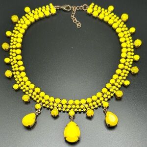 Yellow Statement Necklace